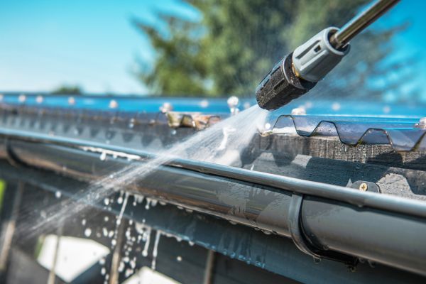 Gutter Pressure Washing in Poway