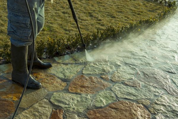 Stone Power Washing in Poway