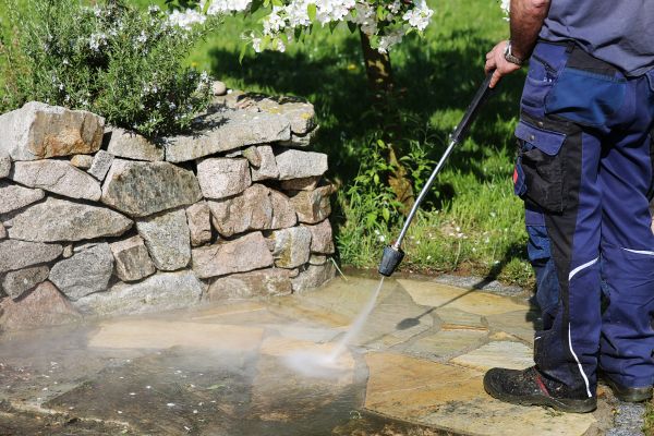 Stone Pressure Washing in Poway