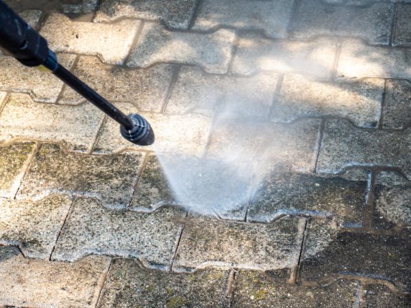 Paver Pressure Washing in Poway