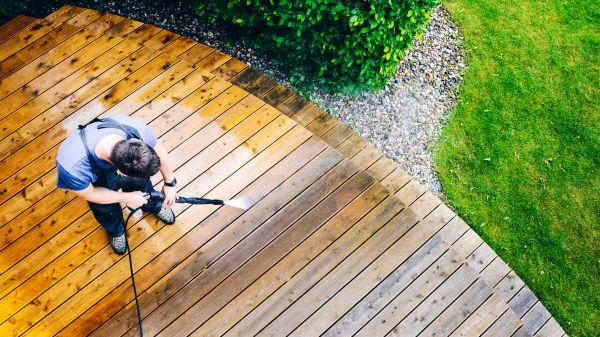 Deck Pressure Cleaning in Poway