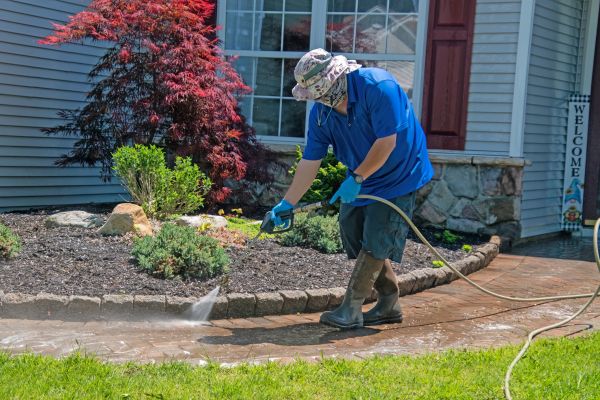 Brick Walkway Cleaning in Poway