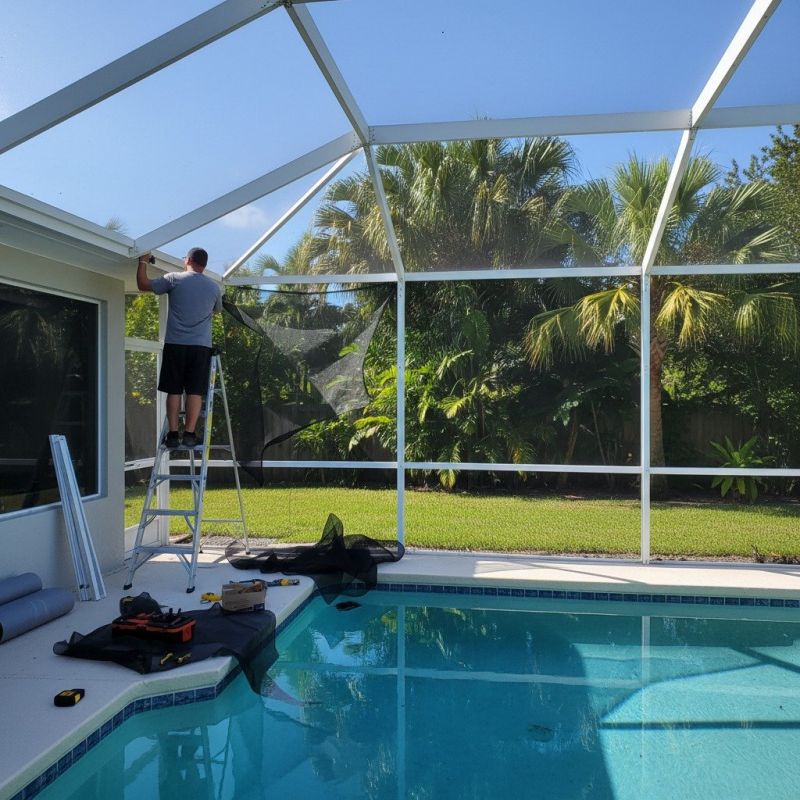 Pool Enclosure Washing